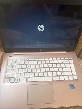 Pink HP Touchscreen Laptop